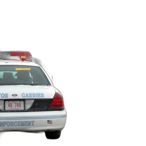 car, staff, 3d render, police, word, carrier, parked, scene transparent PNG cut-out