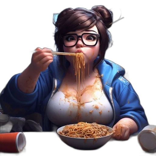 food, dress, concept art, cartoon, photorealistic, comic book art, young, woman transparent PNG cut-out