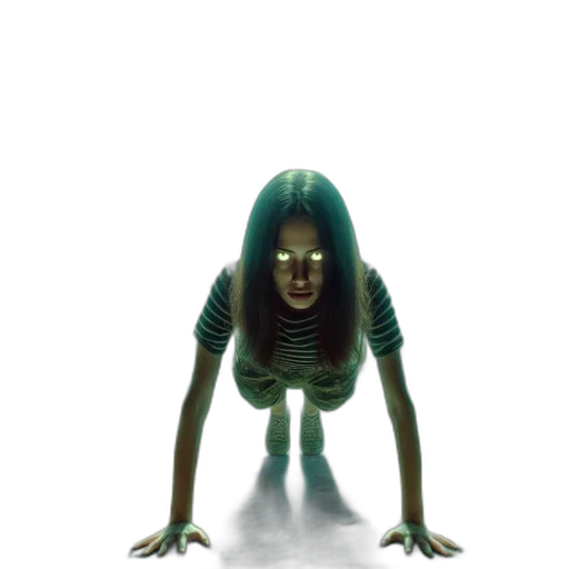 creature, mask, hair, robot, concept art, 3d render, photorealistic, comic book art transparent PNG cut-out