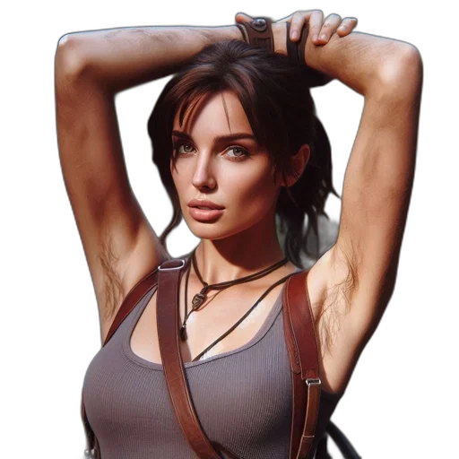 dress, jewelry, weapon, photorealistic, concept art, fantasy art, 3d render, earth tones transparent PNG cut-out