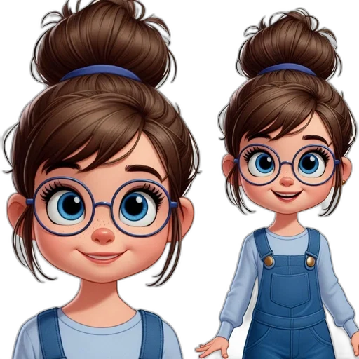 face, cartoon, concept art, 3d render, fantasy art, blue, pastel, two transparent PNG cut-out