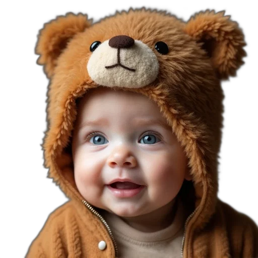 face, animal, creature, hat transparent PNG cut-out