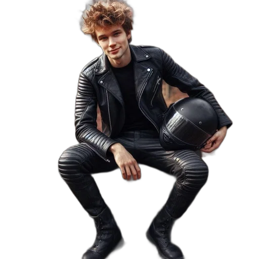 jacket, shoes, creature, animal, concept art, photorealistic, pixel art, cyberpunk transparent PNG cut-out