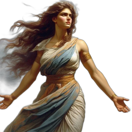 dress, fantasy art, concept art, photorealistic, oil painting, fire, golden, woman transparent PNG cut-out