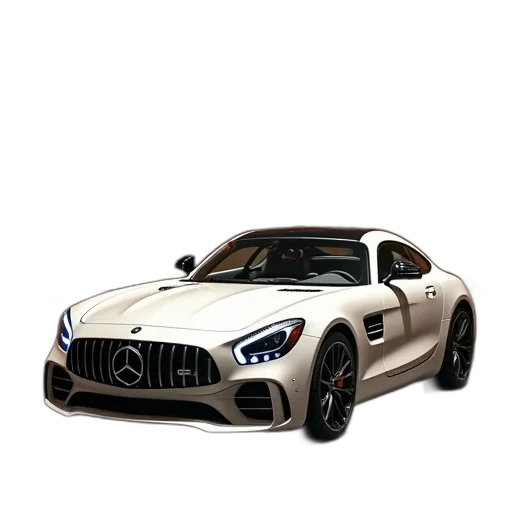 car, weapon, 3d render, photorealistic, concept art, white, mercedes, tan transparent PNG cut-out
