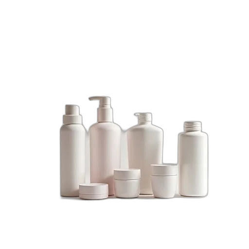 bottle, 3d render, monochrome, pastel, earth tones, 3ml, 4ml, 7ml transparent PNG cut-out