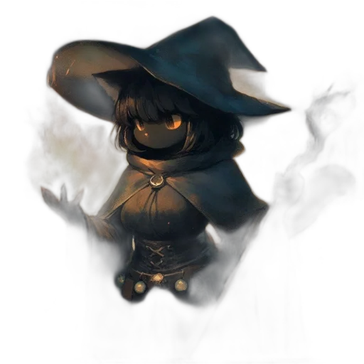 staff, hat, mask, weapon, concept art, fantasy art, pixel art, watercolor transparent PNG cut-out