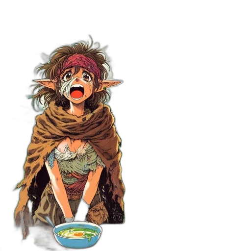 food, creature, dragon, mask, concept art, fantasy art, pixel art, comic book art transparent PNG cut-out