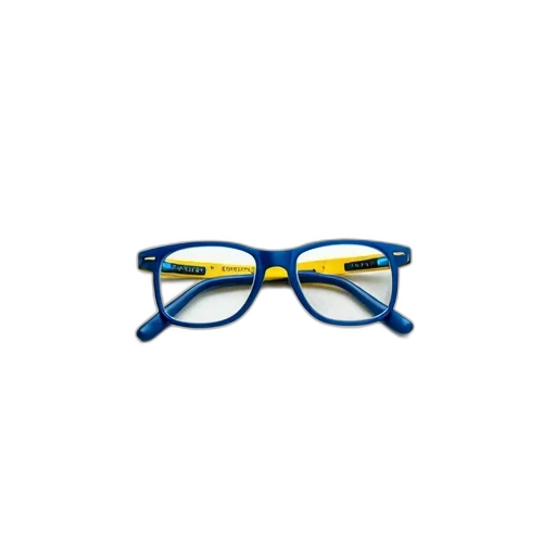 staff, pixel art, blue, pair, yellow, glasses, strap, lying transparent PNG cut-out