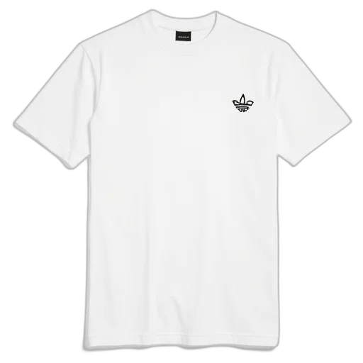 monochrome, plain, white, t-shirt, small, black, logo, upper transparent PNG cut-out