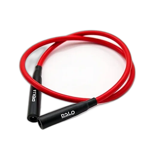 jewelry, staff, red, black, coiled, cable, plastic, casing transparent PNG cut-out