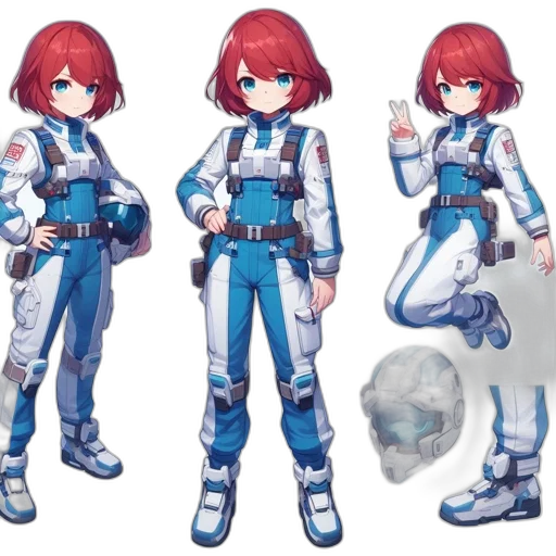 concept art, 3d render, pixel art, cyberpunk, outer space, blue, monochrome, illustration transparent PNG cut-out