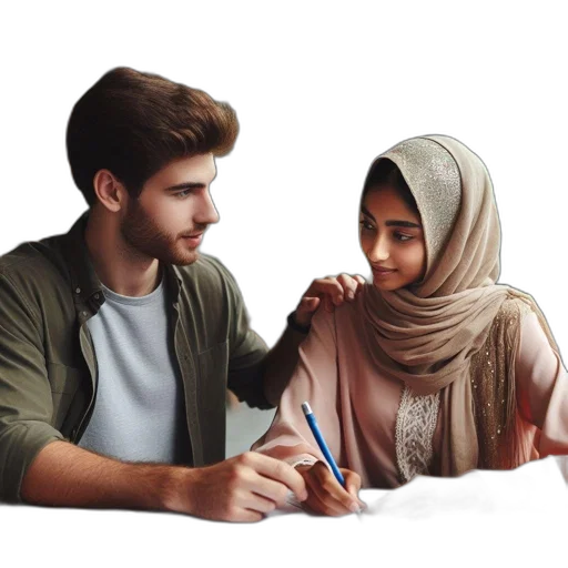 jewelry, photorealistic, pencil sketch, watercolor, concept art, two, individuals, man transparent PNG cut-out