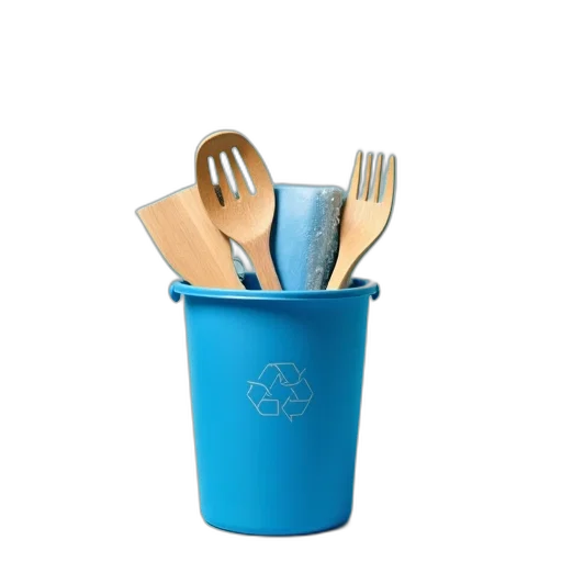 food, 3d render, blue, cleaning transparent PNG cut-out
