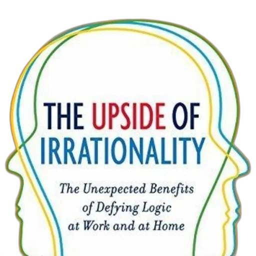 upside, irrationality, book, cover, orange, background, colorful, outlines transparent PNG cut-out