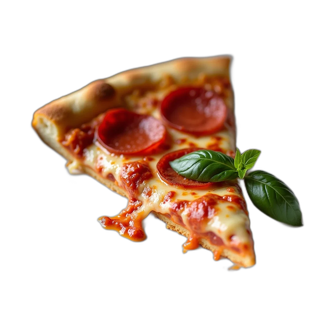 food, weapon, face, crown, 3d render, photorealistic, slice, pizza transparent PNG cut-out