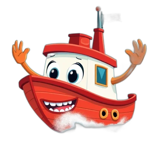 crown, robot, hat, staff, 3d render, concept art, cartoon, underwater transparent PNG cut-out