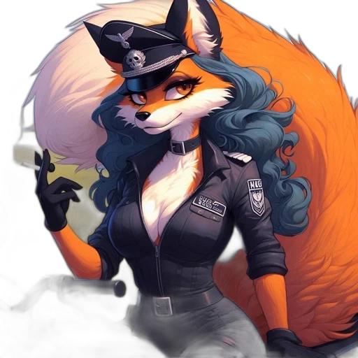 staff, jacket, hat, concept art, fantasy art, cyberpunk, pixel art, colorful transparent PNG cut-out