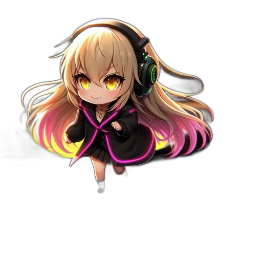 staff, weapon, dragon, jacket, pixel art, anime, fantasy art, concept art transparent PNG cut-out