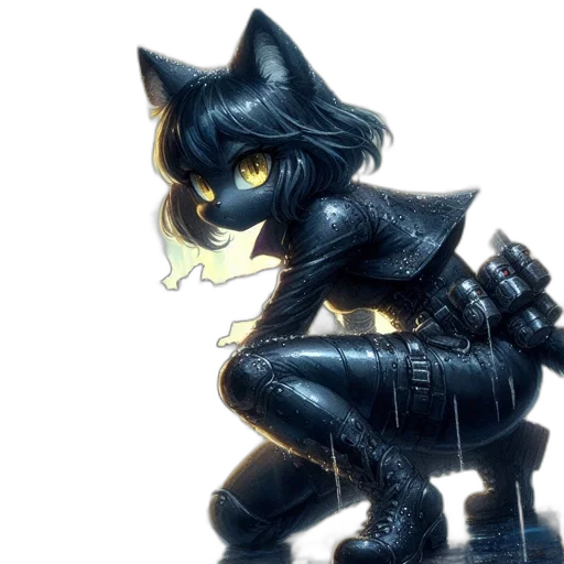 mask, animal, concept art, comic book art, 3d render, fantasy art, female, character transparent PNG cut-out