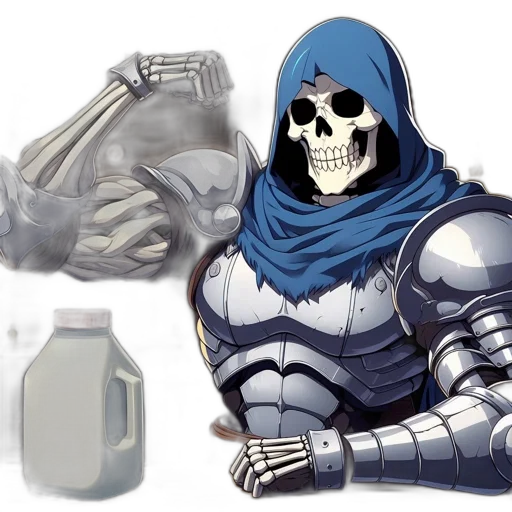 bottle, mask, concept art, fantasy art, comic book art, pixel art, monochrome, blue transparent PNG cut-out