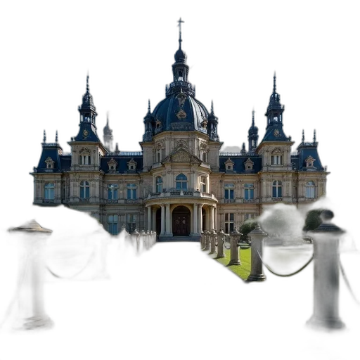 hat, dress, crown, concept art, 3d render, photorealistic, fog, large transparent PNG cut-out
