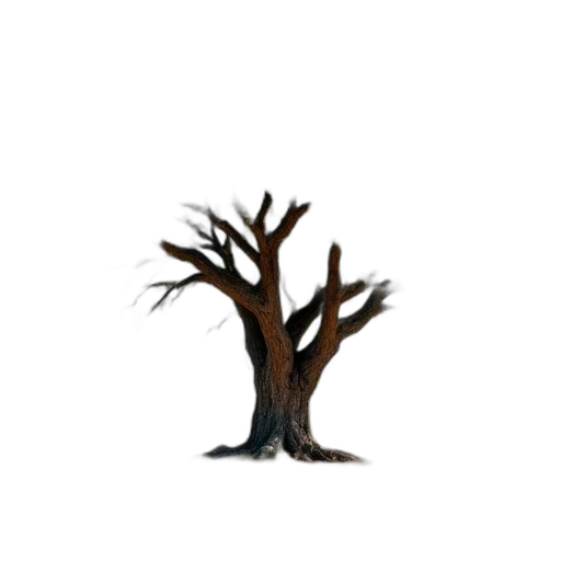 tree, creature, furniture, hair, concept art, 3d render, pixel art, photorealistic transparent PNG cut-out