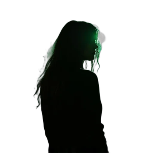jacket, hair, staff, face, cyberpunk, 3d render, photorealistic, concept art transparent PNG cut-out