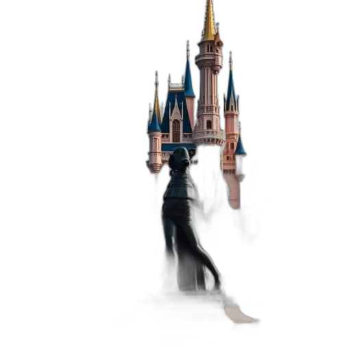 staff, dragon, concept art, 3d render transparent PNG cut-out
