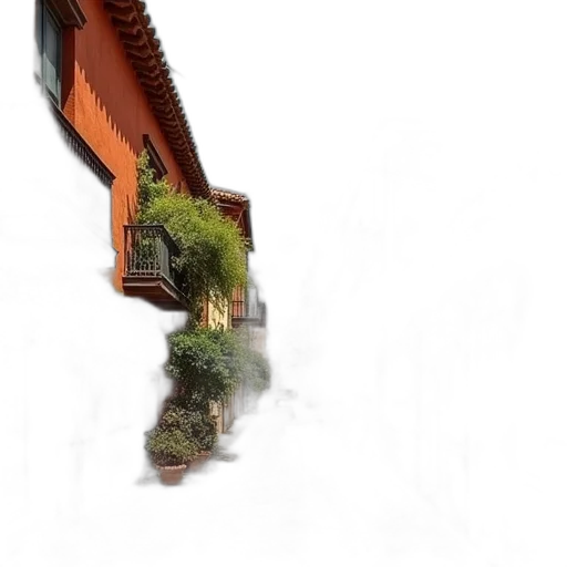 building, tree, hair, dragon transparent PNG cut-out