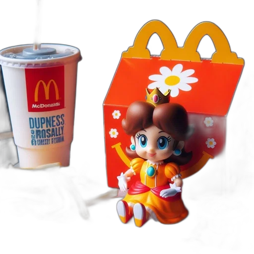 food, robot, 3d render, photorealistic, concept art, image, displays, mcdonald transparent PNG cut-out