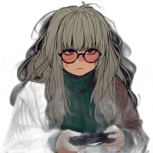 face, mask, creature, hair, pixel art, anime, concept art, fantasy art transparent PNG cut-out