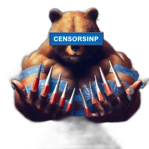 mask, concept art, anthropomorphic, bear, stands, before, american, flag transparent PNG cut-out