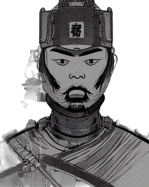 face, mask, staff, robot transparent PNG cut-out