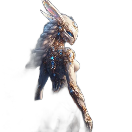 dress, creature, dragon, animal, fantasy art, concept art, watercolor, pixel art transparent PNG cut-out