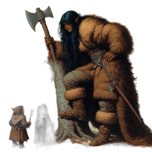 creature, staff, sword, weapon, concept art, fantasy art, comic book art, pixel art transparent PNG cut-out