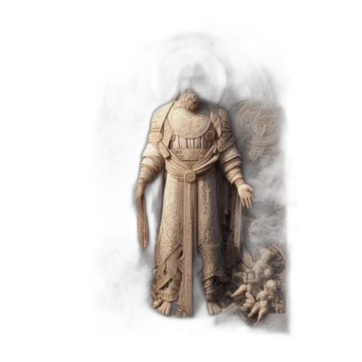 creature, jacket, sword, dragon, concept art, fantasy art, 3d render, photorealistic transparent PNG cut-out