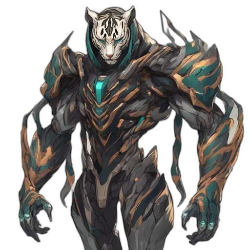 creature, animal, robot, mask, concept art, fantasy art, comic book art, cyberpunk transparent PNG cut-out