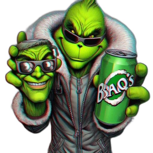 jacket, 3d render, concept art, cartoon, comic book art, outer space, green, two transparent PNG cut-out