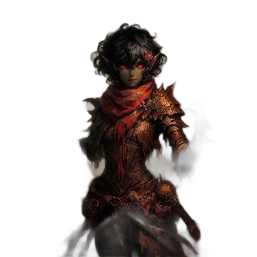 staff, mask, creature, dress, concept art, fantasy art, comic book art, pixel art transparent PNG cut-out