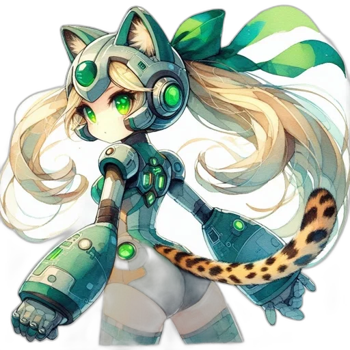 staff, robot, weapon, animal, concept art, fantasy art, anime, pixel art transparent PNG cut-out