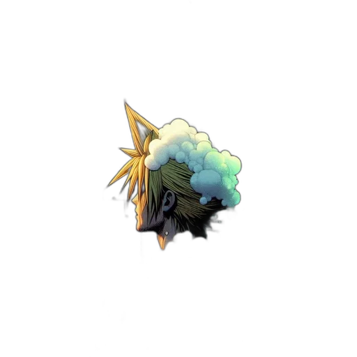 hair, staff, creature, crown, concept art, pixel art, watercolor, fantasy art transparent PNG cut-out