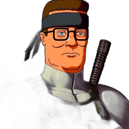 staff, robot, weapon, face, cartoon, concept art, comic book art, pixel art transparent PNG cut-out