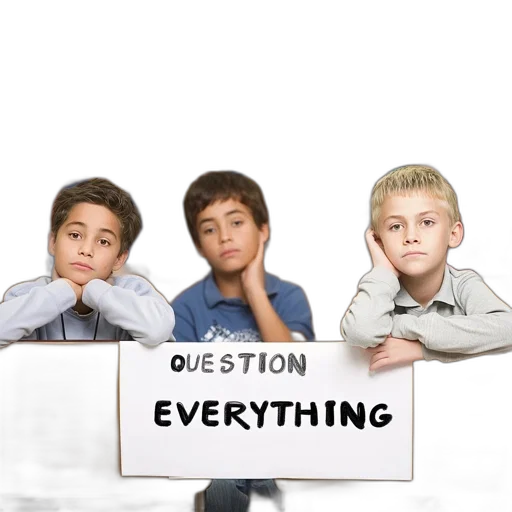 children, classroom, pay, attention, speaker, two, boys, foreground transparent PNG cut-out