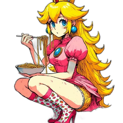 food, dress, staff, pixel art, anime, vaporwave, concept art, golden transparent PNG cut-out