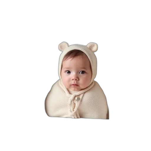 face, jacket, mask, hat, new, arrival, baby, first transparent PNG cut-out