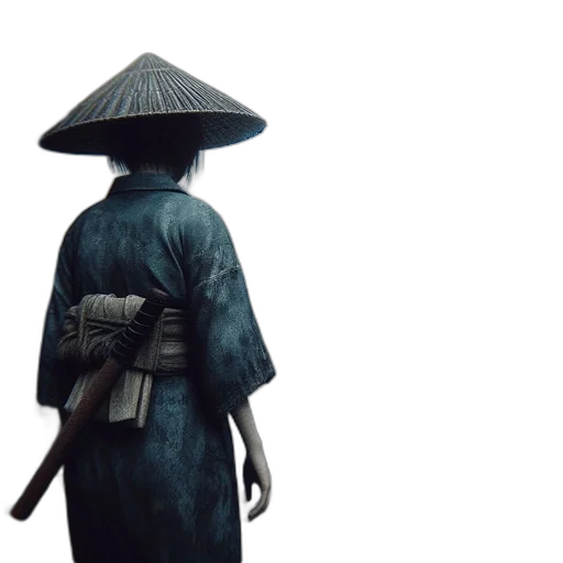 umbrella, hat, staff, sword, concept art, photorealistic, 3d render, fantasy art transparent PNG cut-out