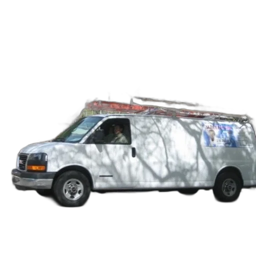 car, staff, weapon, 3d render, concept art, photorealistic, white, van transparent PNG cut-out