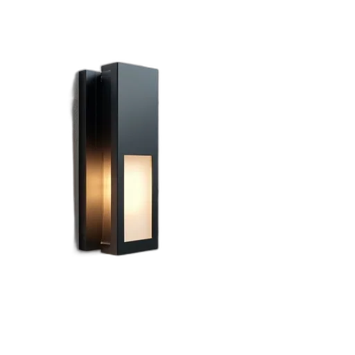 jewelry, furniture, 3d render, dark, black, modern, wall-mounted, lamp transparent PNG cut-out
