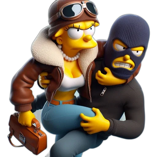 jacket, hat, mask, 3d render, concept art, cartoon, pixel art, two transparent PNG cut-out